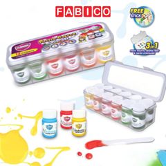 Màu vẽ nước Master Art 12 màu Poster Color lọ 15ml