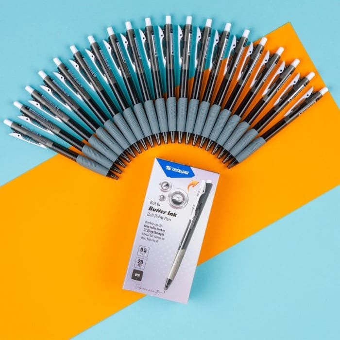 Combo 5 Cây Bút Bi Thiên Long TL- 095 Nét Mảnh Ngòi 0.5mm
