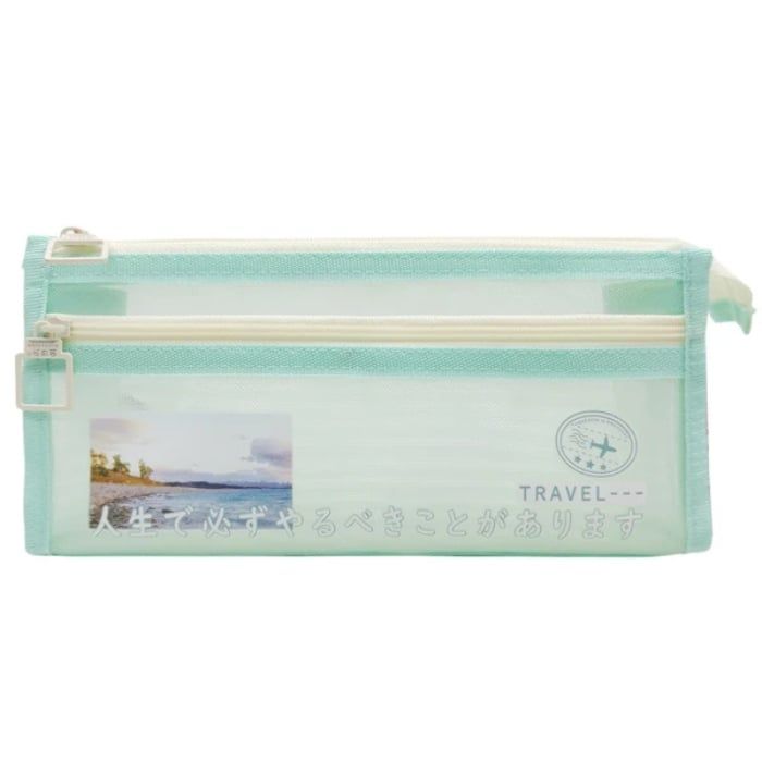 Bóp Viết Lưới KinhShion KT62050 Túi Lưới 2 Ngăn Khoang Rộng Thoáng Khí