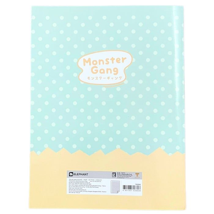 Lốc 5 Cuốn Tập Học Sinh Elephant 200 Trang 70gsm 4 Dòng Kẻ Vở Giấy White Bond