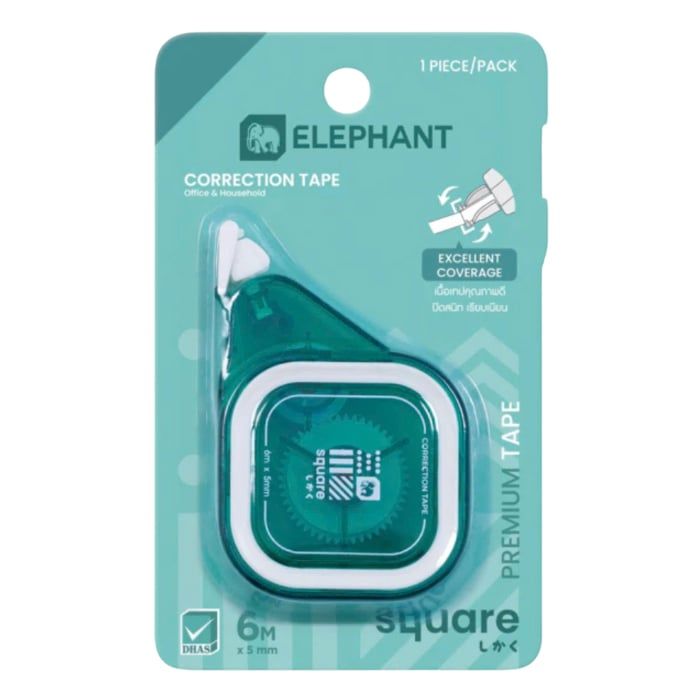 Băng Xóa Kéo Elephant Square -  Bút Xóa Kéo 6m x 5mm