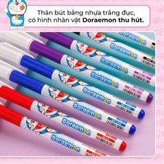 Bút Gel Thiên Long Doraemon GEL-012/DO Bút Mực Ngòi 0.5mm Nét Thanh Đậm
