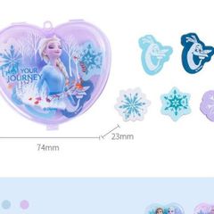 Hộp 7 Cục Gôm Mini Dễ Thương Họa Tiết Công Chúa Disney