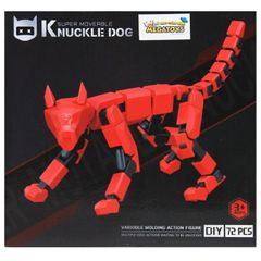 Đồ Chơi Lắp Ráp Mô Hình Knuckle Dog 3D Khớp Nối Linh Động Hang Wing 009