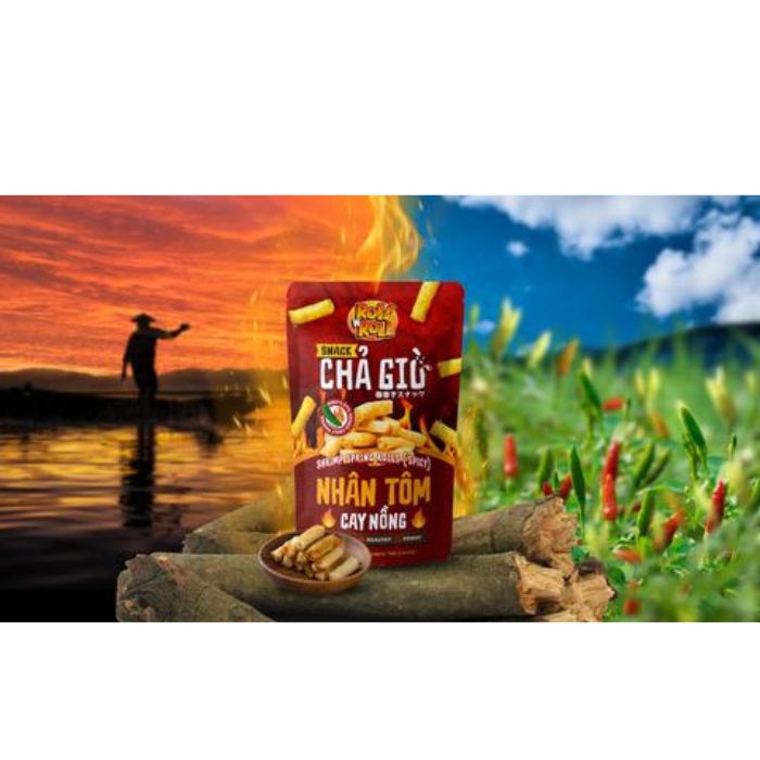 Bánh Tráng Trộn Vị Tôm Sa Tế Mamasia, Snack Chả Giò Trứng Muối, Sầu Riêng, Tôm, Vị Chay