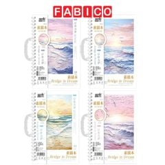 Sổ vẽ phác thảo Depai 100gsm 45 Tờ - Gáy lò xo A4 - Sổ vẽ không kị tẩy 100gsm
