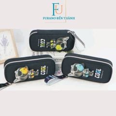 Hộp Đựng Bút Vải Hình Mèo Máy Vải Mềm Nhẹ Tay