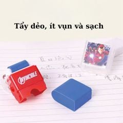 Gôm Tẩy Con Lăn Disney Tẩy Sạch Ít Vụn Không Mòn Giấy Có Hút Vụn Tẩy An Toàn Cho Bé Học Sinh Trẻ Nhỏ