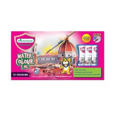 Màu Nước Dạng Tuýp Master Art Tempera Colour 12 Màu x 5ml