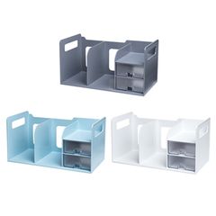 Kệ đựng sách hiệu Sysmax cao cấp để bàn nhiều ngăn có khay đựng bút cao cấp