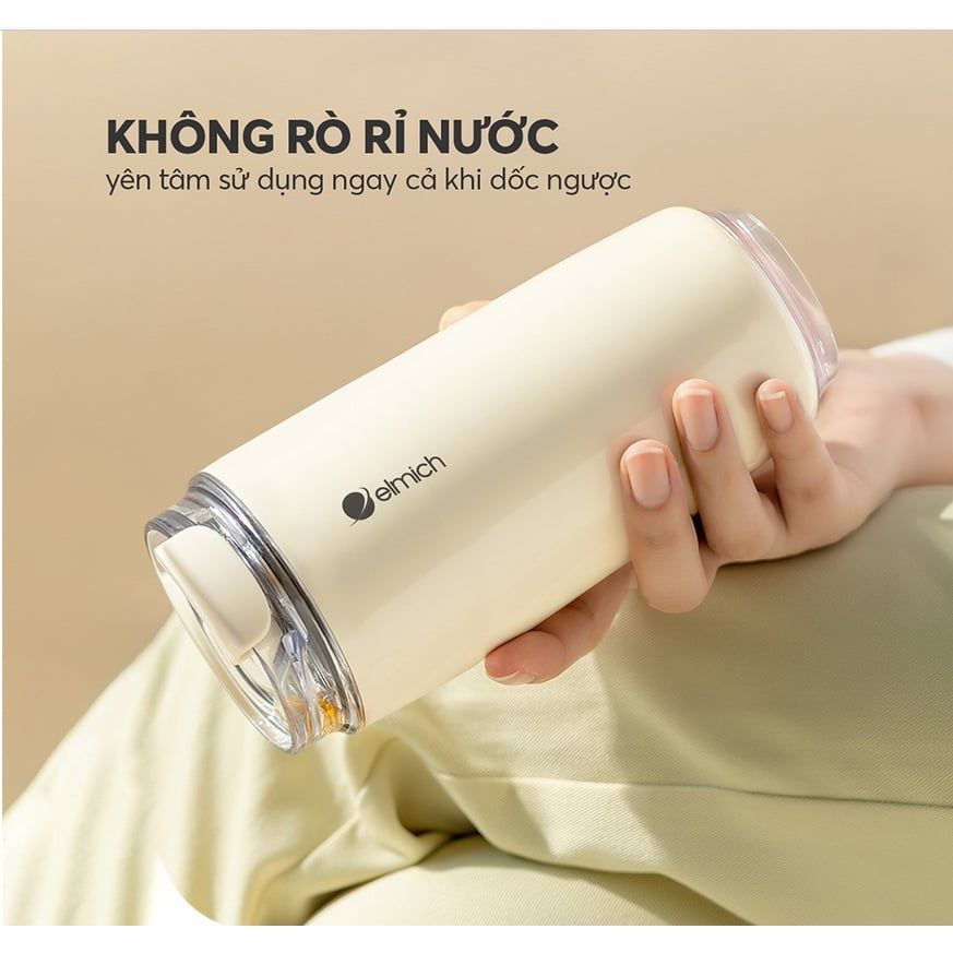 Cốc giữ nhiệt inox 304 Elmich dung tích 420ml EL8300 Chính Hãng