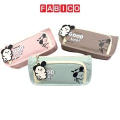 Bóp Viết Vải SHU 7714 Good Lucky Hộp Bút Chống Nước 2 Ngăn