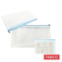 Bìa khóa zip dạng lưới A4 A5 A6 đựng tài liệu vật dụng nhỏ Kinary