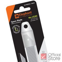 Bộ 10 lưỡi dao rọc giấy Elephant No.1830 loại 18mm