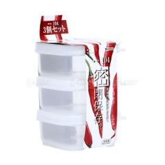 Set 3 Hộp Nhựa Đựng Thực Phẩm Inomata Nhật Bản 160ml