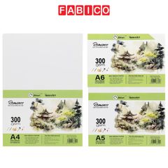 Xấp 10 Tờ Giấy Vẽ Đa Năng Romance A4/A5/A6 300gsm - Mix Media Paper - Zen Art TMG 8389