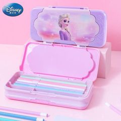 Hộp Đựng Bút Nhưa PP Cao Cấp Họa Tiết Disney Dễ Thương Cho Bé Gái