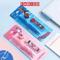 Bút Chì Kim Bấm Thân Bấm Đầu Ngòi 0.7mm Cao Cấp Kèm Đầu Tẩy Disney - Bút Chì Cơ Học Thay Ngòi Cho Học Sinh Văn Phòng