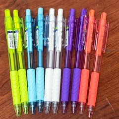 Bút viết bi QTM 0.7mm HITZ Mực Xanh/đỏ/đen
