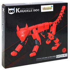 Đồ Chơi Lắp Ráp Mô Hình Knuckle Dog 3D Khớp Nối Linh Động Hang Wing 009