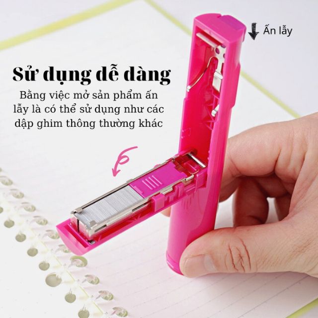 Dập Ghim Sun-Star, Bấm Kim Nhật Thiết Kế Gấp Gọn Thông Minh
