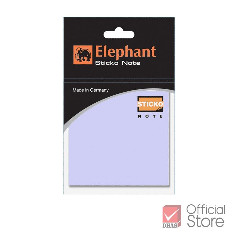 Giấy note, giấy ghi chú tự dính 3x3inch Elephant Thái Lan