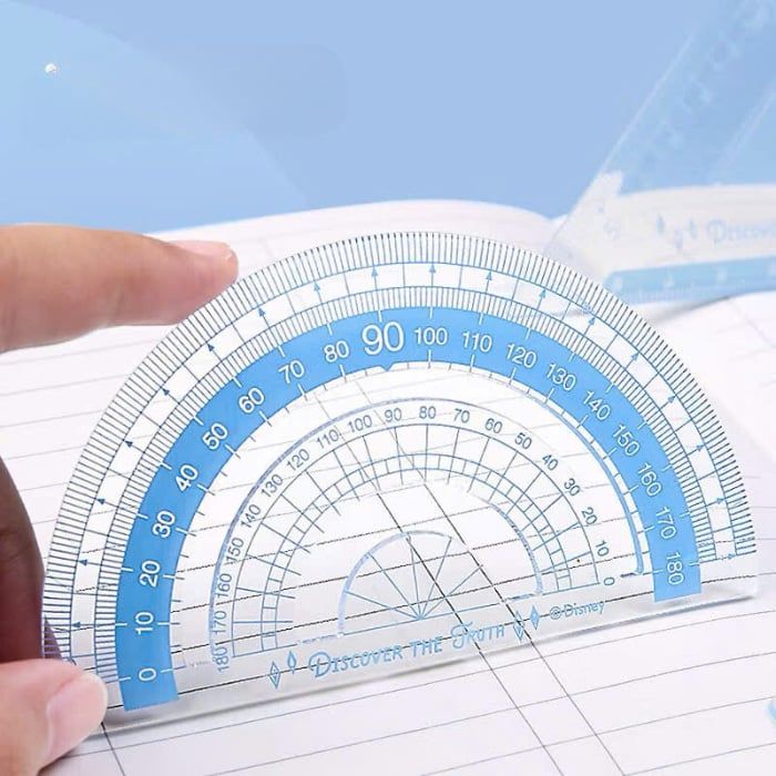 Bộ Thước Kẻ Disney 4 Món Dụng Cụ Hình Học