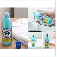 Nước tẩy trắng quần áo chai lớn 1,5L Rocket chuyên dùng cho vải trắng Nội địa Nhật Bản