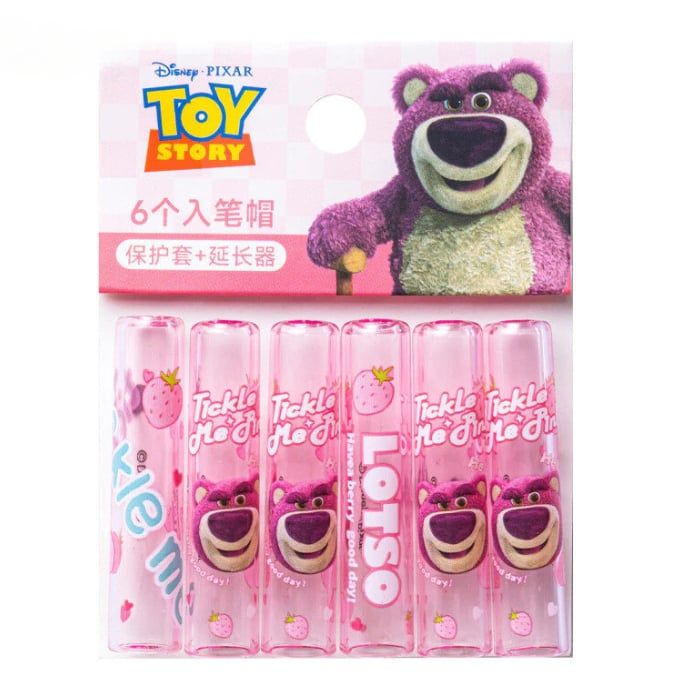 Set 6 Cái Nắp Bút Chì Hình Công Chúa Disney, Gấu Hồng Losto, Judy Hopps
