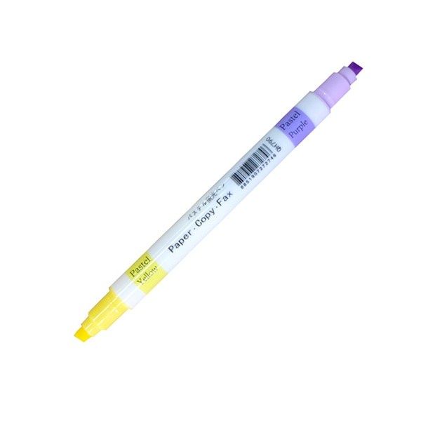 Bút đánh dấu highlight dạ quang mỗi chiếc 2 màu pastel siêu sáng QH790 Quantum (Thái Lan)