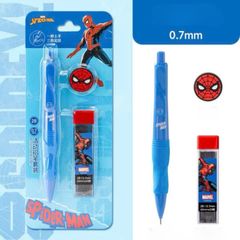 Bút Chì Kim Bấm Thân Bấm Đầu Ngòi 0.7mm Cao Cấp Kèm Đầu Tẩy Disney - Bút Chì Cơ Học Thay Ngòi Cho Học Sinh Văn Phòng