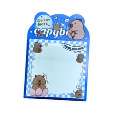 Set 70 Giấy Note Ghi Chú, Giấy Nhớ Capybara Hình Vuông Dán Depai Giấy Ghi Chú Loại Chất Lượng Cao Tiện Lợi Học Sinh