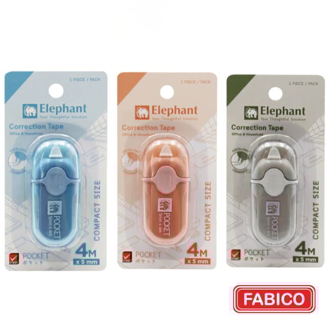 Bút Xóa Kéo 5mm x 4m Elephant Pocket