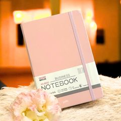 Sổ Tay Bìa Cứng Da PU NoteBook A5 Depai 200 Trang 80g Chống Nước - Sổ Kế Hoạch Planner, Nhật Kí, Journal