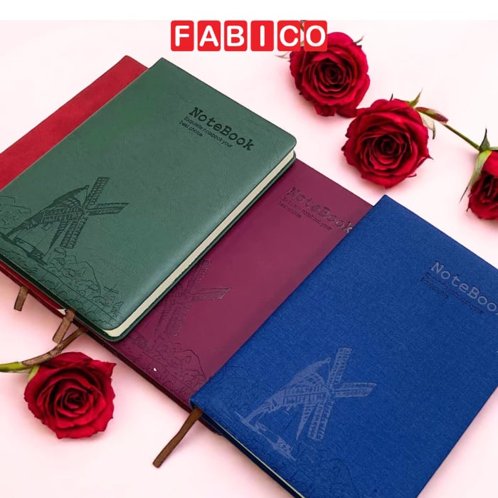 Sổ Tay Ghi Chép Bìa Da Senior Notebook A5 Depai 264 Trang 80g - Sổ Kế Hoạch Planner, Nhật Kí, Journal