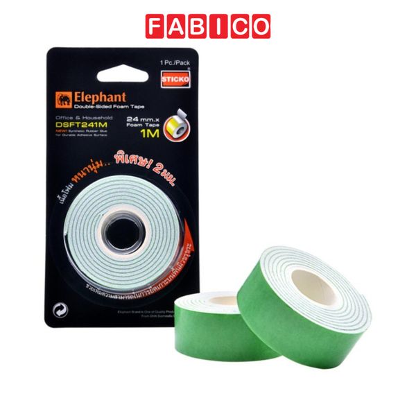 Băng keo xốp 2 mặt Elephant 24mm loại 3M