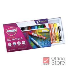 Bút sáp dầu Master art Oil Pastels 12, 16, 25 màu
