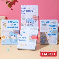 Sổ Tay Ghi Chép - Sổ Nhật Ký - Sổ Teen Gấu Xanh Dễ Thương