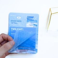 Bộ 50 Tờ Giấy Dán Ghi Chú Depai Hình Phong Cảnh Trong Suốt Không Thấm Nước