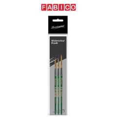Bộ set 3 bút cọ vẽ đầu tròn Renaissance cỡ 0/2/6 cao cấp Thái Lan