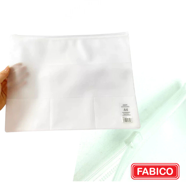 Bìa Khóa Zip A4 Bìa Mềm Chống Nước Đựng Tài Liệu Nhiều Ngăn Kinary