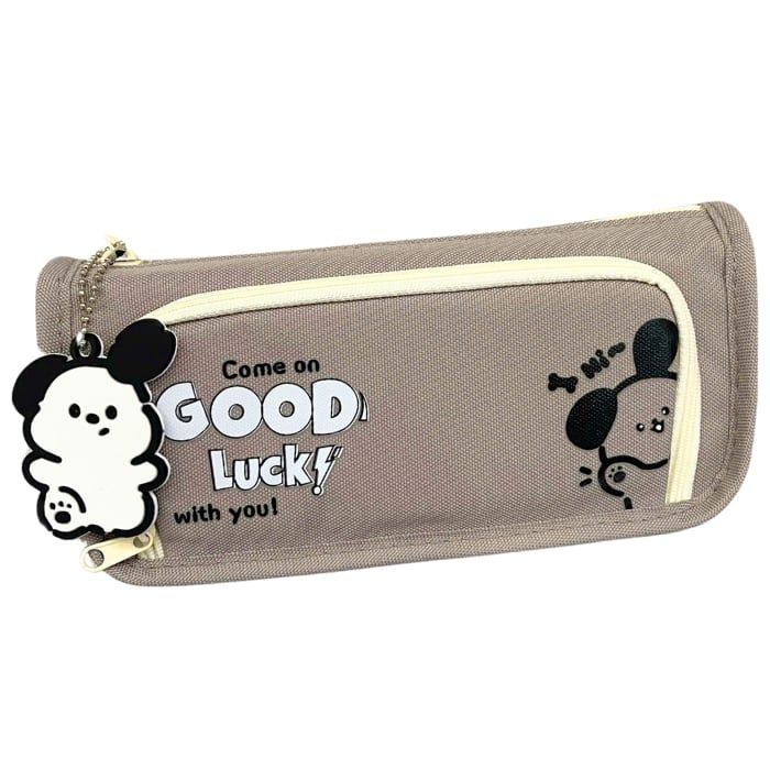 Bóp Viết Vải SHU 7714 Good Lucky Hộp Bút Chống Nước 2 Ngăn
