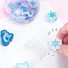 Hộp 7 Cục Gôm Mini Dễ Thương Họa Tiết Công Chúa Disney