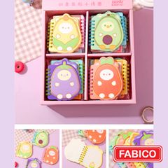 Sổ Tay Mini Lò Xo Depai Nhỏ Gọn Hình Trái Cây Dễ Thương - Sổ 60 Trang 8.3 x 11cm