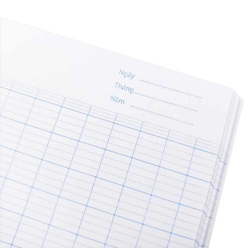Lốc 10 Cuốn Tập Vở Sinh Viên 120 Trang 4 Ly Ngang 80gsm Giấy Truewrite white