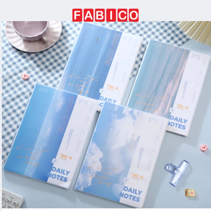 Sổ Tay Ghi Chép Kẻ Ngang B5 Daily Notes Depai 200 Trang 100g Bìa Cao Cấp Chống Nước
