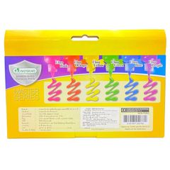 Hộp 6 Lọ Màu Nước Màu Neon Master Art Lọ 30ml Cho Bé Học Mỹ Thuật