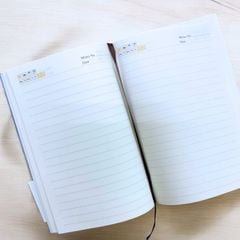 Sổ Tay Ghi Chú Bìa Da B5 Depai 232 Trang 80g - Sổ Kế Hoạch Planner, Nhật Kí, Journal A525-33