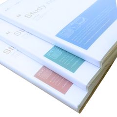 Sổ Dán Gáy - Sổ Văn Phòng A5 Study Notebook DEPAI 200 Trang Kẻ Ngang