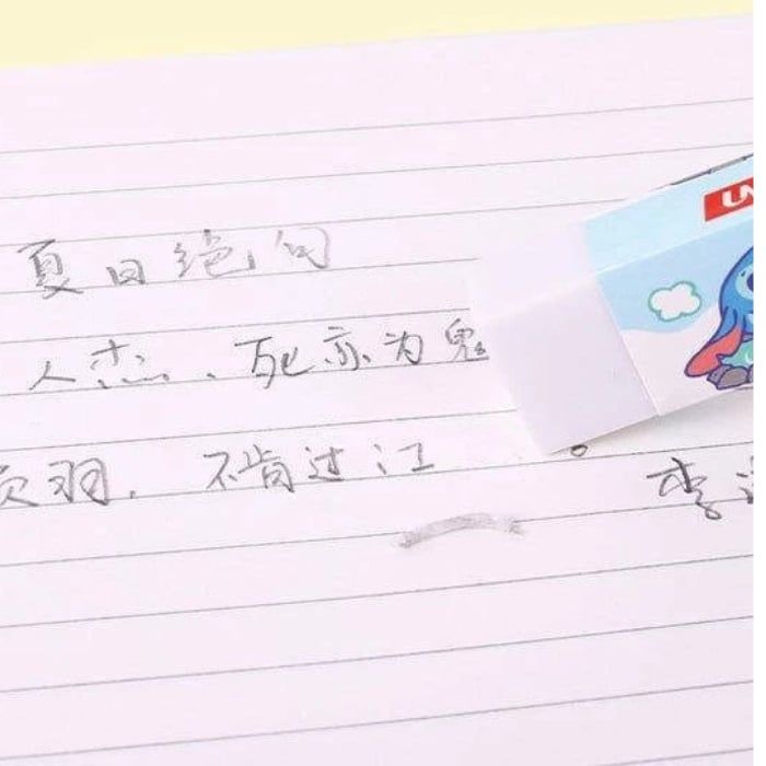 Vỉ 4 Cục Gôm Tẩy Bút Chì Disney Gôm Trắng Tẩy Sạch An Toàn